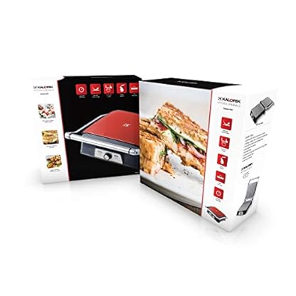 Kalorik TKG COG 1050 R Kontaktgrill, 2000, Edelstahl, Rot – Bild 5