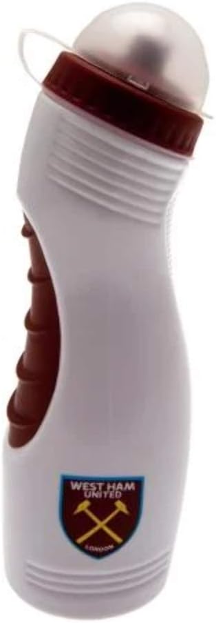 West Ham United Unisex-Youth WH04341 Waterbottle, West Ham (White), 750 ml