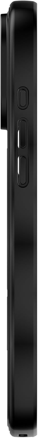 Carson & Quinn Wavy Black Glitter Professional Series Compatible with iPhone 16 Pro Max Magnetic Charging Drop Protection Anti-Scratch Fashion Design Premium Phone Case