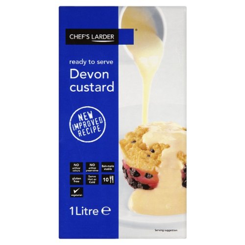 Chefs Larder Prêt à Servir Devon Custard 1 Litre Cover