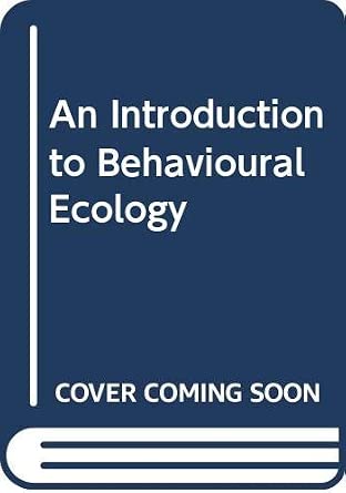 Intro Behav.ecology 2e Cloth 2nd Edition book cover
