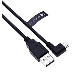 Cargador Para Gps Garmin Nuvi 205W Ángulo Recto Mini USB Cable Mini USB a USB A 2.0 Macho Transferencia de Datos Cargador Compatible con Garmin Nuvi 200 / 200W / 205 / 205W / 250 / 250W / 255 / 255W / 260 / 260W | 1M