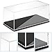 Hooqict 4 Pack 1/64 Display Case Clear Acrylic Model Car Display Case Toy Cars Plastic Storage Organizer, 4.17 x 1.81 x 1.81 Inch