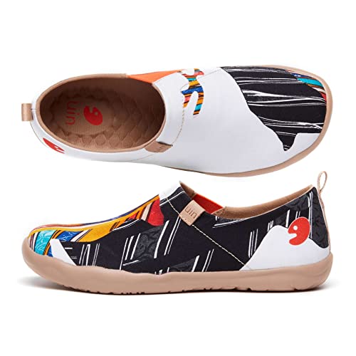 Image of UIN Women's Art Travel Shoes Slip On Casual Cozy Loafers Lightweight Comfort Fashion Sneaker Toledo Ⅰ