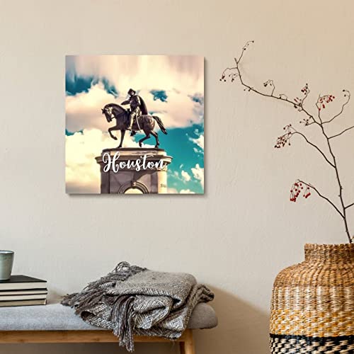 Affiche de décoration d'intérieur encadrée Texas rustique
