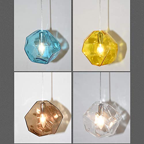 Lustre en verre contre la lumière agressive pour salle à manger - 5