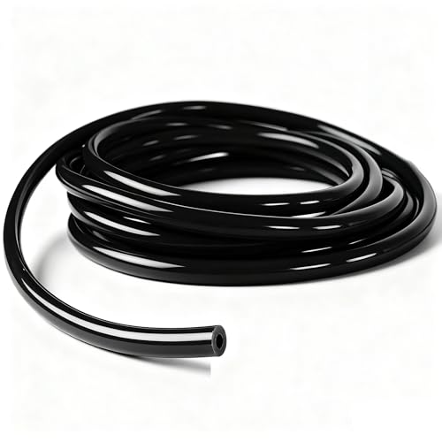 Tubo Vuoto in Silicone Nero, 5 x 10 mm (ID x OD), 16,4 piedi (5 Metri) per giro, Utilizzato Per...