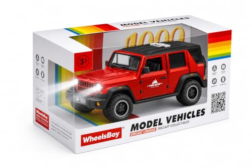 Image of Magicwand 1:36 Scale Die-Cast Plastic Thar Roxx with Openable Doors & Pull Back Action & Smoke Effect【Pack of 1】
