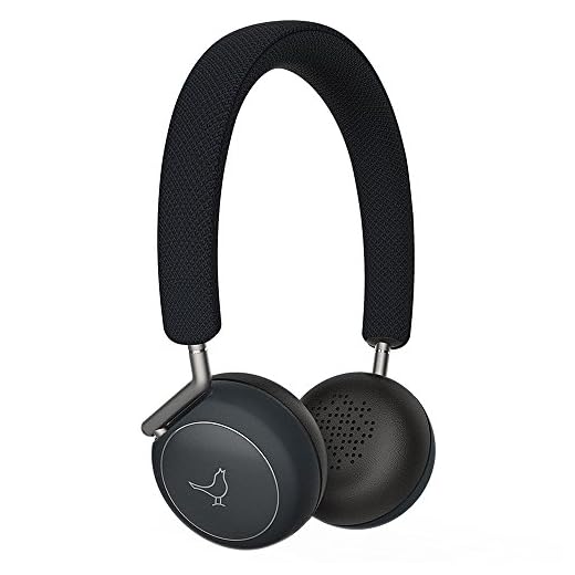 Libratone Q Adapt Active Noise Cancelling Headphones, Wireless Bluetooth Over Ear Headset w/Mic, CSR 8670 Chip, aptX Lossless Hi-Fi Sound with Deep Bass, 20 Hours Playtime for Travel Work TV-Black