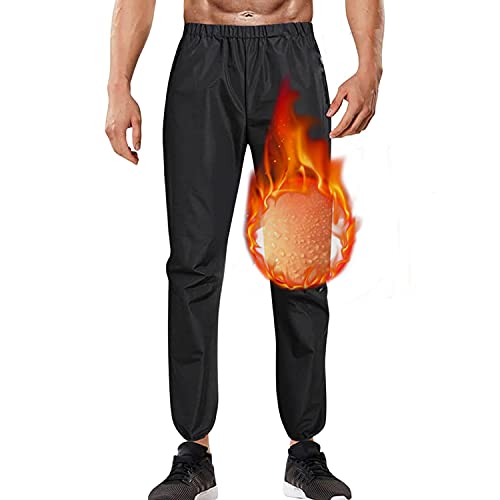 GOLD XIONG PADISHAH Sauna Suit for Women Men | Sweat Sauna Jacket Sauna Top Sauna Sweat Suit Sauna Pants Fitness Exercise Sweat Suit(Sauna Pants A Only,X-Large)