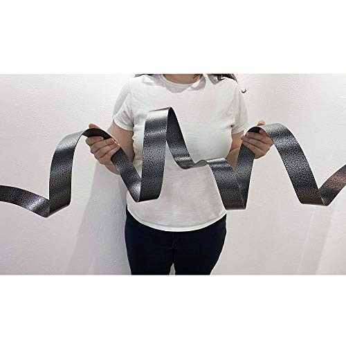 Statements2000 Handcrafted Modern Metal Wall Art - Hammered Black Abstract Wall Sculpture - Metallic Hanging - Home Decor - Titanium Twist By Jon Allen #TOP1