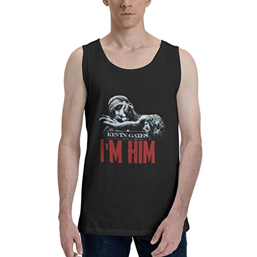 Kevin Rock Rapper Gates Tank Tops Men Gym Shirts Undershirt Workout Tank Tops Black X-Large #TOP7