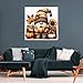 Fall Gnome Stamped Cross Stitch Kits for Adults -Pumpkin Embroidery Kits for Beginners Adults,11 CT Patterns Dimensions Counted Cross Stitch Kits for Adults Arts Craft 14x14 inch