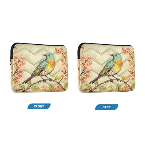 Funda para portátil diseño pintura de pájaro 13-14 pulg miniatura 2