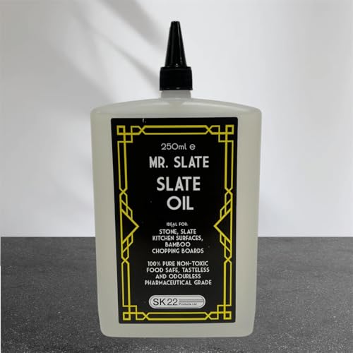 Mr Slate. Slate Oil Cleans and Polishes Slate Surface Ideal for hearths fireplaces floors etc. (250ml)