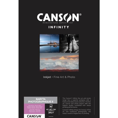 Canson Infinity Baryta Photographique II gr310 A3+x25