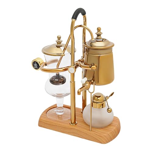 Cafetera Vintage de Sifón Capacidad 400 mL Oro