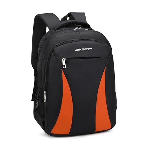 Mochila De Costas Porta Notebook Skeet M7b Preto/Laranja