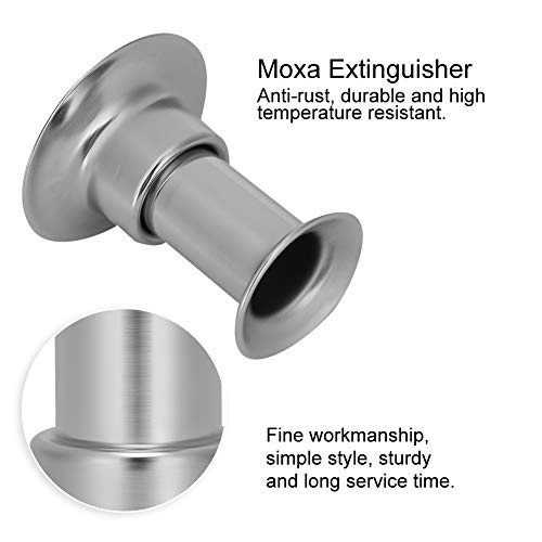Image of Stainless Steel Moxa Stick Extinguisher, Multi-specification Optional Moxibustion Roll Extinguisher With Ash Collector Tray Dish Stable Base (2cm)