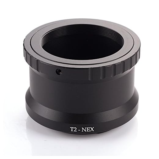 Fotga T2 Objektivadapter T-Objektiv zu Sony E-Mount Adapter Ring NEX-6 5C 5T C3 F3 A7S II A33 A5100 A6000
