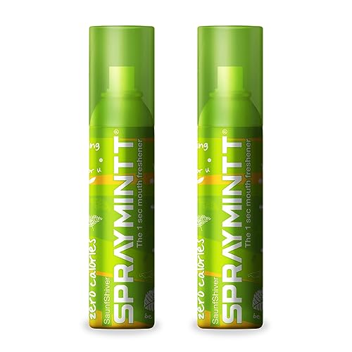 Spraymintt Mouth Freshener | 175+ sprays of instant long lasting with Zero Calories Freshness | Saunfshiver flavour | 15g - Pack of 2