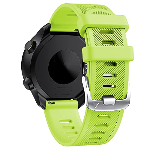 TopTen Correa de reloj deportivo de silicona de 20 mm, accesorios de repuesto para Garmin Forerunner 158/55/245/245M/645/Approach S40, Silicona Cover