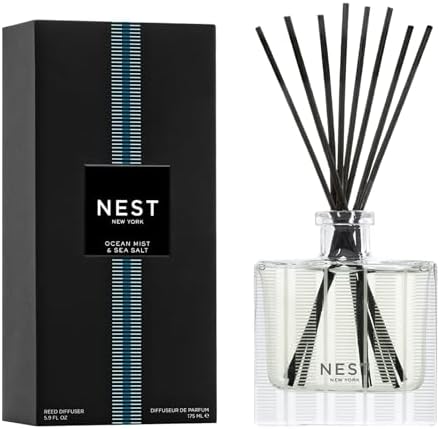 NEST New York Reed Diffuser, Ocean Mist & Sea Salt...