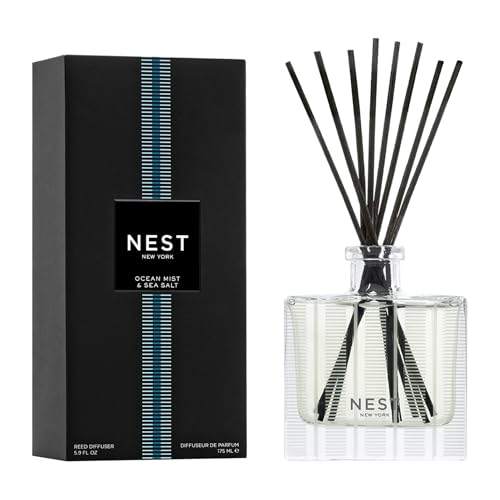 NEST New York Reed Diffuser, Ocean Mist & Sea Salt...