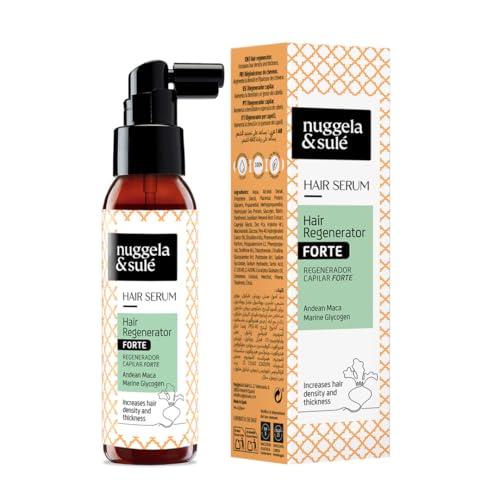 Nuggela & Sulé Sérum Regenerador Forte - Tratamiento de Choque para reactivar folículos debilitados y devolver grosor, densidad y vitalidad al cabello. Ideal para alopecia y pérdida de densidad, 70 ml