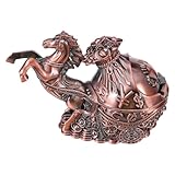 Un élément de style polyvalent : cette figurine de cheval en laiton classique s'intègre harmonieusement à la décoration feng shui du salon, ce qui en fait un objet décoratif adapté aux environnements traditionnels et modernes. elle peut également servir de cendrier d'extérieur ou de cendrier d'intérieur et d'extérieur
