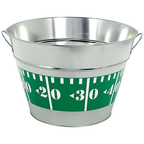 Football Metal Party Tub - 10.25