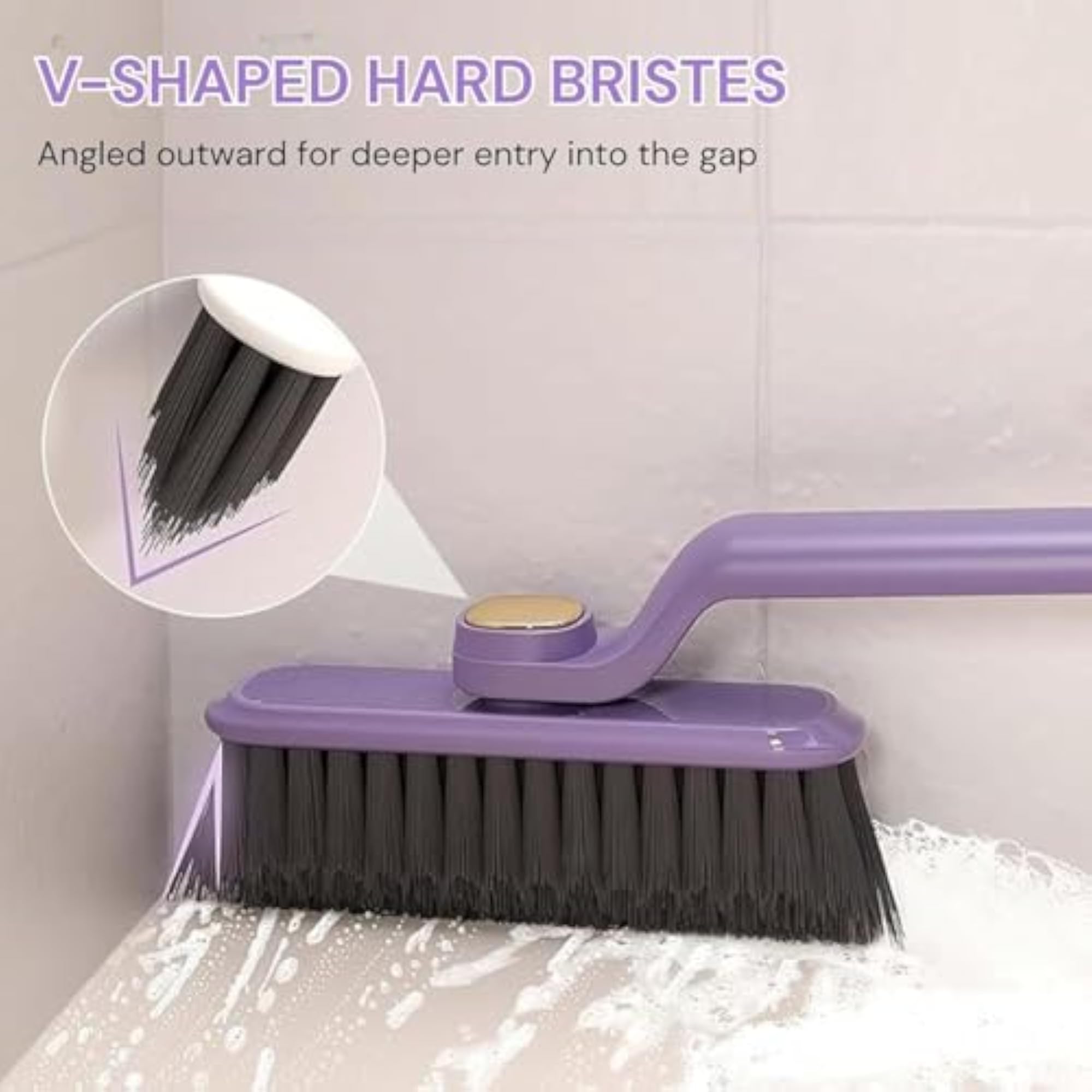 Multi-Function Bathroom Plastic Cleaning Brush