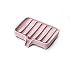 Produktbild Hacoly Einfach Seifenablage Seifenschale Double Layers Kunststoff Abtropfen Lassen Seifenhalter Badezimmer Aufbewahrung Organizer Rack Seife Box Halterung - 11*8*2.3cm - Rosa