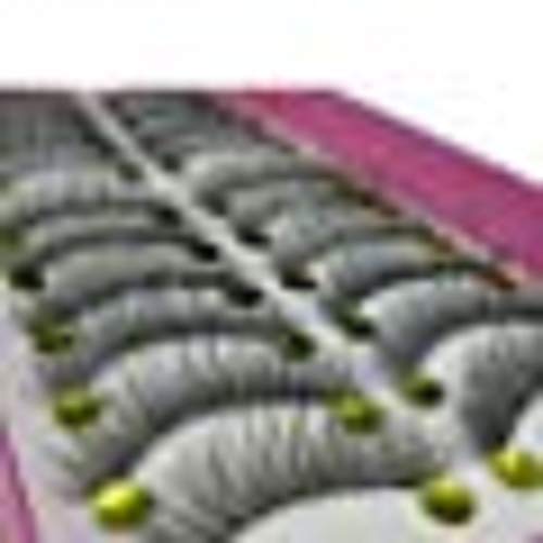 Laimeng,10Pairs Fashion Natural Handmade Long False Black Eyelashes Makeup