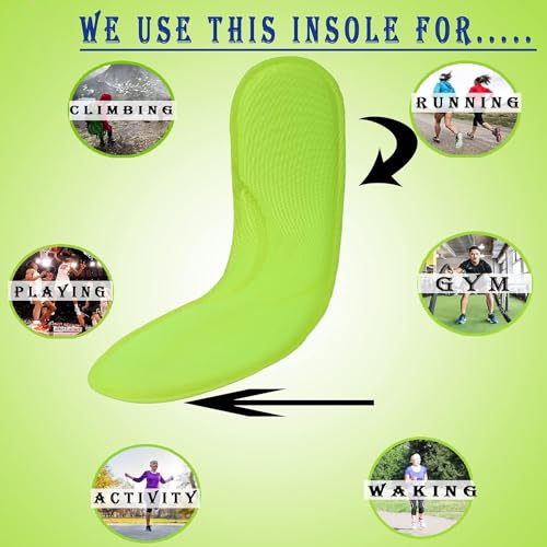 Image of BigPlayer Revitalize Your Every Step: Comfort Relaxable Memory Foam Insoles - Elevate All Shoes to Cloud-Like Comfort (Free Size)