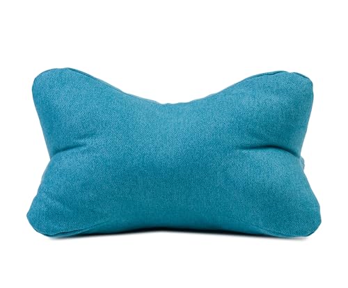 Gözze - Kuschelweiches Lesekissen Darco Ideal als Sofakissen oder Leseknochen 40 x 25 cm - Petrol Benzin