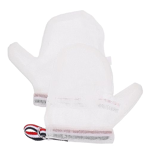 TOYANDONA Thumb Stop Gloves for Boy Girl Scratch Mittens for Boys and Finger Guard to Prevent Biting and Face Rubbing Safe Soft Material Comfortable Fit Random Color