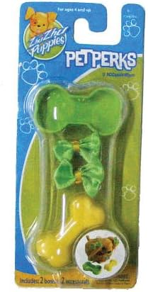 Zhu Zhu Puppies Pet Perks Green Bone Bowl