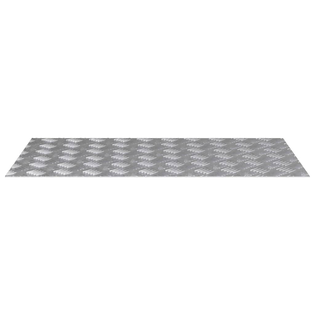 Stopnie schodowe, prostokątne, z aluminium, srebrne, 4 sztuki, 90 x 50 cm, mata na schody, dywanik na schody, nakładka na schody, antypoślizgowa, do wewnątrz i na zewnątrz