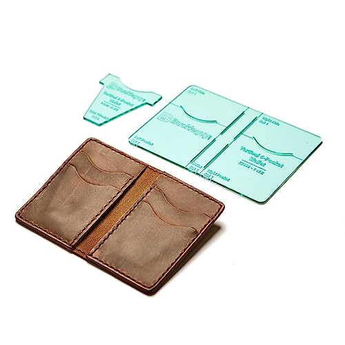 Buckleguy.com 6-Pocket Vertical Wallet, Acrylic Template