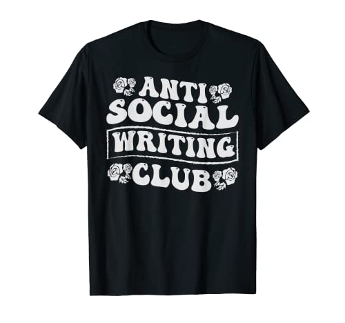 Anti Social Writing Club - Funny Introvert Maglietta