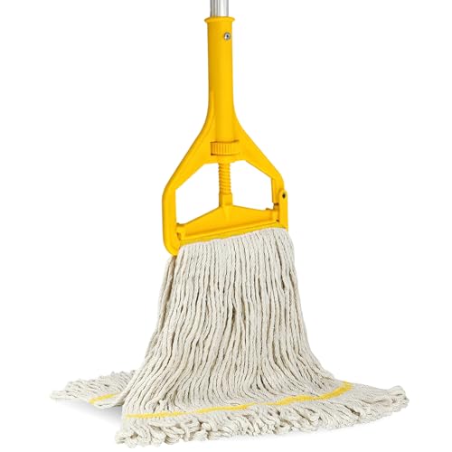 Nine Forty Industrial and Commercial-Grade Looped End Wet Mop - String Mop with 59