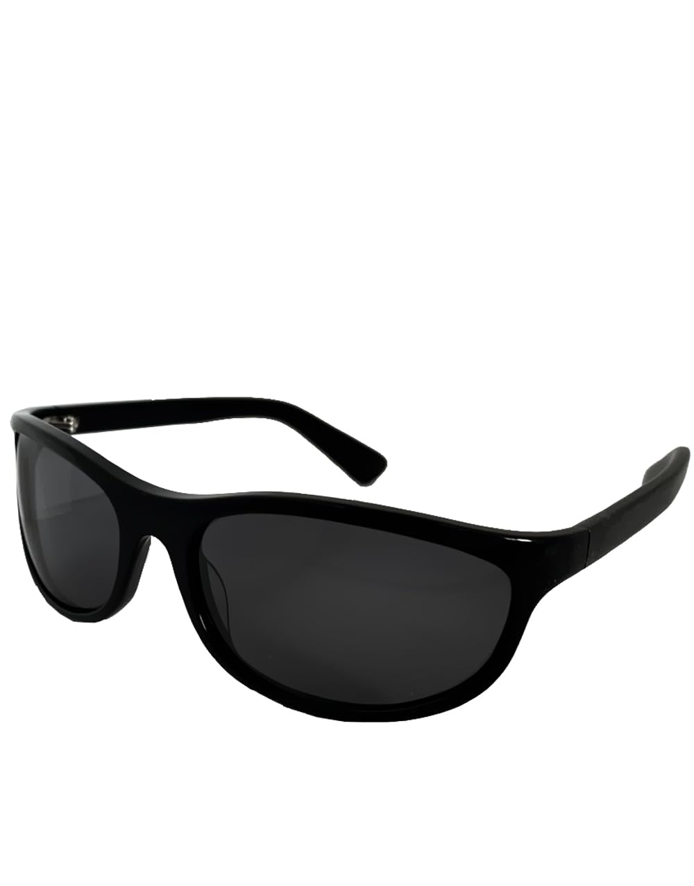 T2 Style Sunglasses, Black Frame/Smoke Lens