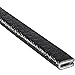 TRIM-LOK Edge Trim ? Fits 1/16? Edge, 9/16? Leg Length, 100? Length, Black, Pebble Texture ? Flexible PVC Edge Protector for Sharp/Rough Surfaces, Easy to Install