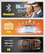 Autoradio 1 Din mit IOS/Android Mirror Link Bluetooth 7 Zoll Manuell Einziehbarer Bildschirm Autoradio mit Bluetooth Freisprecheinrichtung FM Radio/USB/AUX/EQ/Type C Lenkradsteuerung Rückfahrkamera