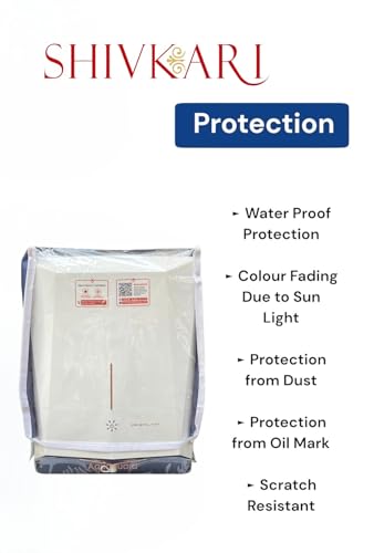 Image of Body Protective Cover for Eureka Forbes Aquaguard Crystal Nxt Mist Mineral RO+MF Alkaline Water Purifier, RO+MF Model Waterproof & Dustproof Water Purifier RO Body Cover.