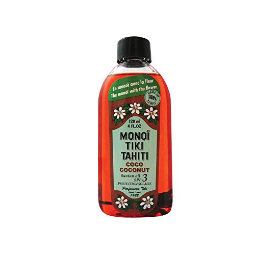 Monoi Tiki Tahiti - Sonnenöl Kokosnuss LSF3 - 120ml