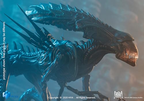 Hiya Toys Exquisite Mini Series 1/18 Scale 5 Inch AVP Battle Damage Alien Queen Action Figure Multic