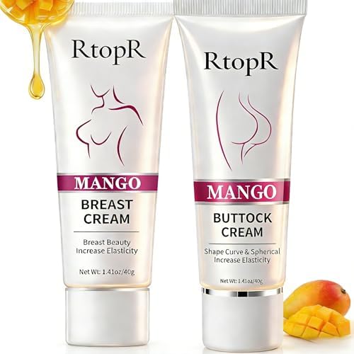 Breast & Butt Enhancement Cream Set for Women, Total 2.82 Ounces