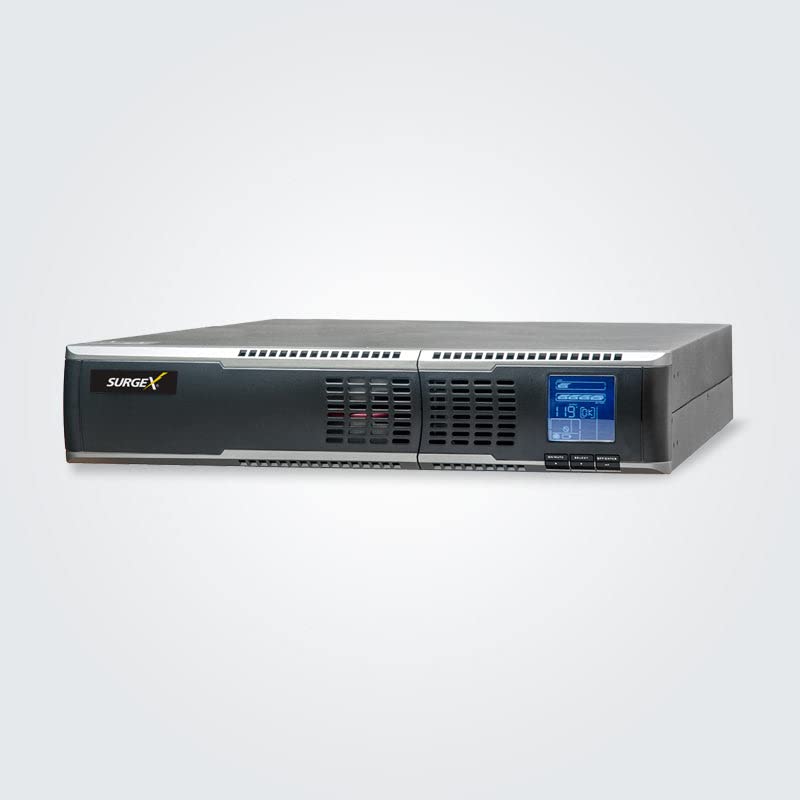 SurgeXUPS-2000-OL SurgeX - UPS ( rack-mountable ) - AC 120 V - 1400 Watt - 2000 VA 7.2 Ah - RS-232 - 5 output connector(s) - 3U